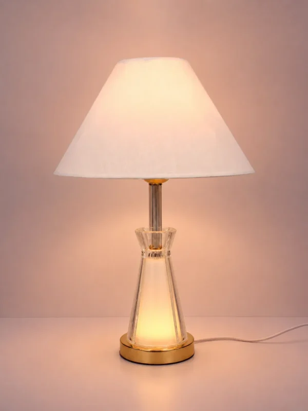 GLASS-LOOK TABLE LAMP (KW8045)