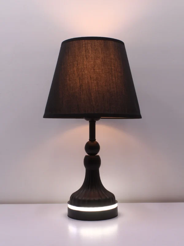 BLACK DECORATIVE TABLE LAMP (KW7368)